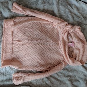 pink chevron sweater